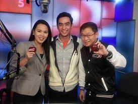 With Mr. Chink+, Chinkee Tan and co-host, Cristina Lazo